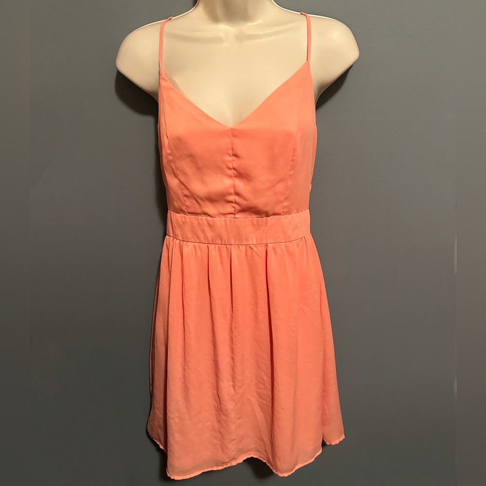 Peachy mini dress